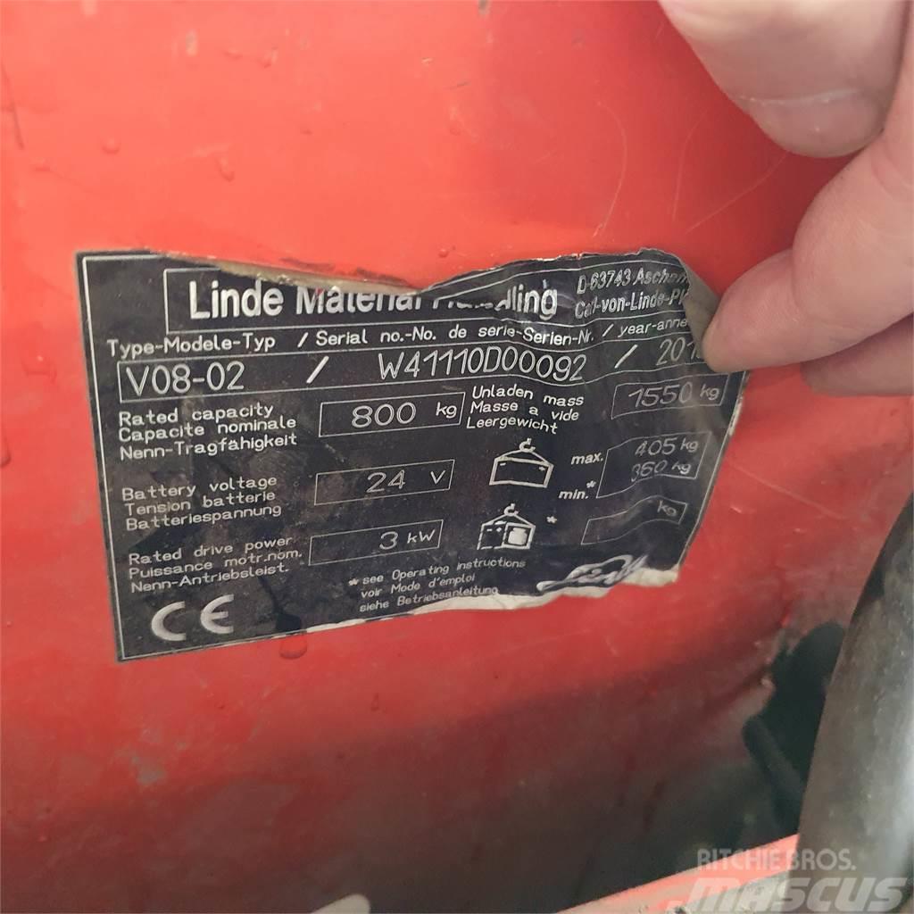 Linde V08-02 Medium lift order picker