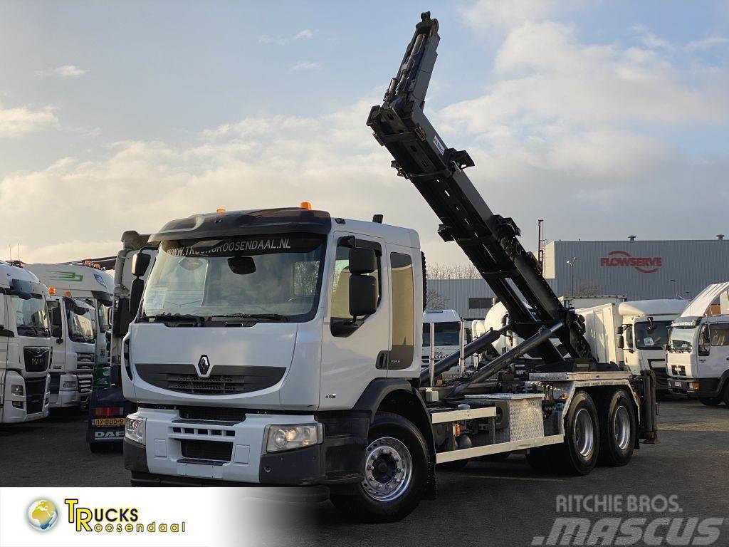 Renault Premium 410 DXI + Hook system + 6x4 Hook lift trucks