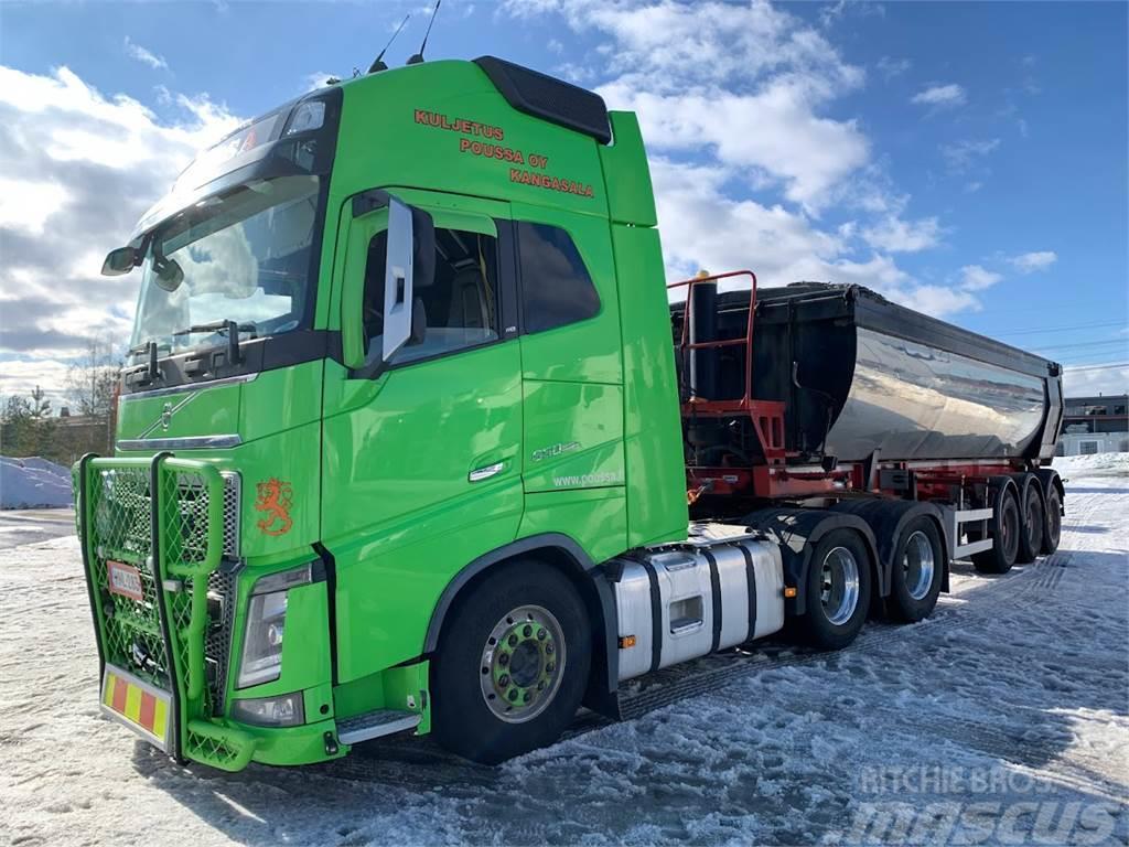 Volvo FH16 650 6x4 + Asfaltti kärry Truck Tractor Units