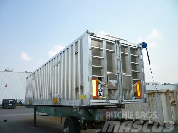 Benalu Bulkcontainer 20,26,30 och 40 fot Containerframe/Skiploader semi-trailers