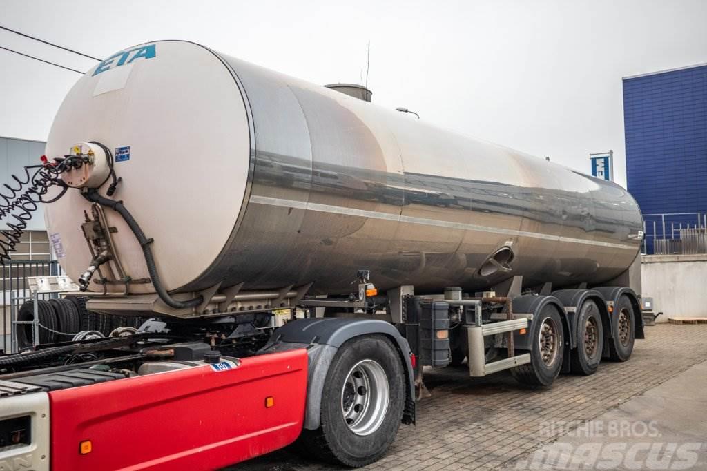ETA CITERNE LAIT/MILCH/MILK 29000L Tanker semi-trailers