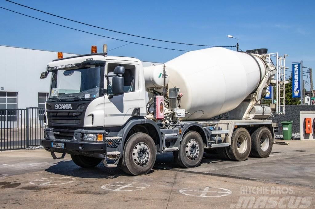 Scania P410+E6+STETTER 9M³ Concrete trucks
