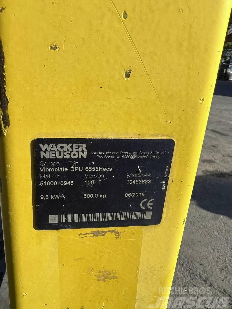 Wacker Neuson Vibroplate DPU 6555 Hecs*500 kg*E Start Vibrator compactors