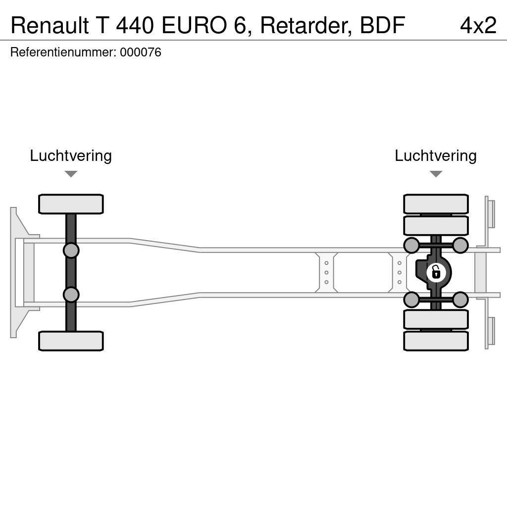 Renault T 440 EURO 6, Retarder, BDF Demountable trucks