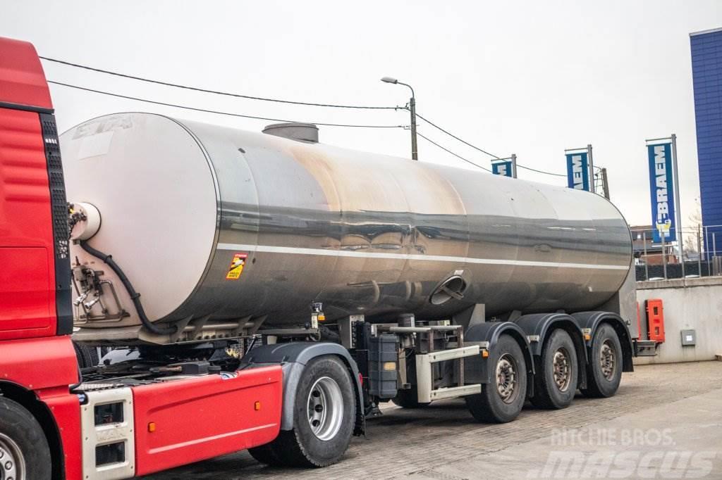 ETA CITERNE LAIT/MILCH/MILK 29000L Tanker semi-trailers