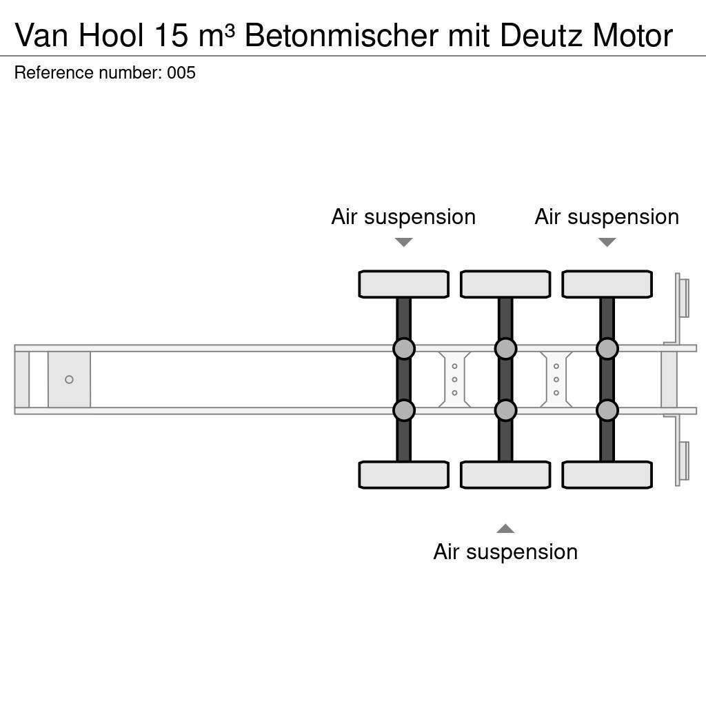 Van Hool 15 m³ Betonmischer mit Deutz Motor Other semi-trailers