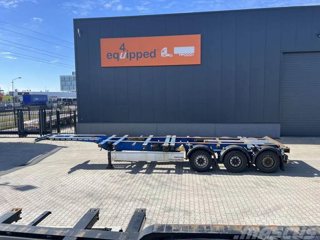 Krone 45FT HC, SAF DISC (INTRADISC), extendable front+ r Containerframe/Skiploader semi-trailers