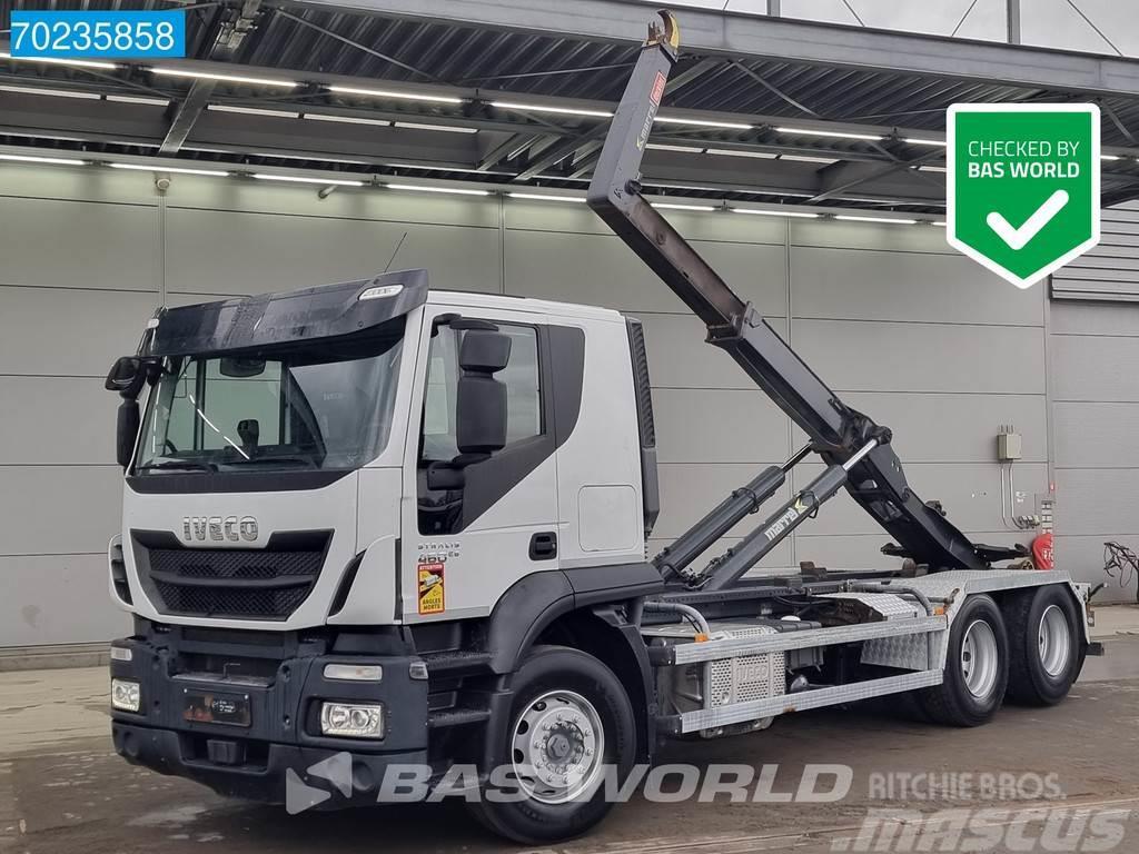 Iveco Stralis 460 6X2 ACC ActiveTime Liftachse 20T Euro Hook lift trucks