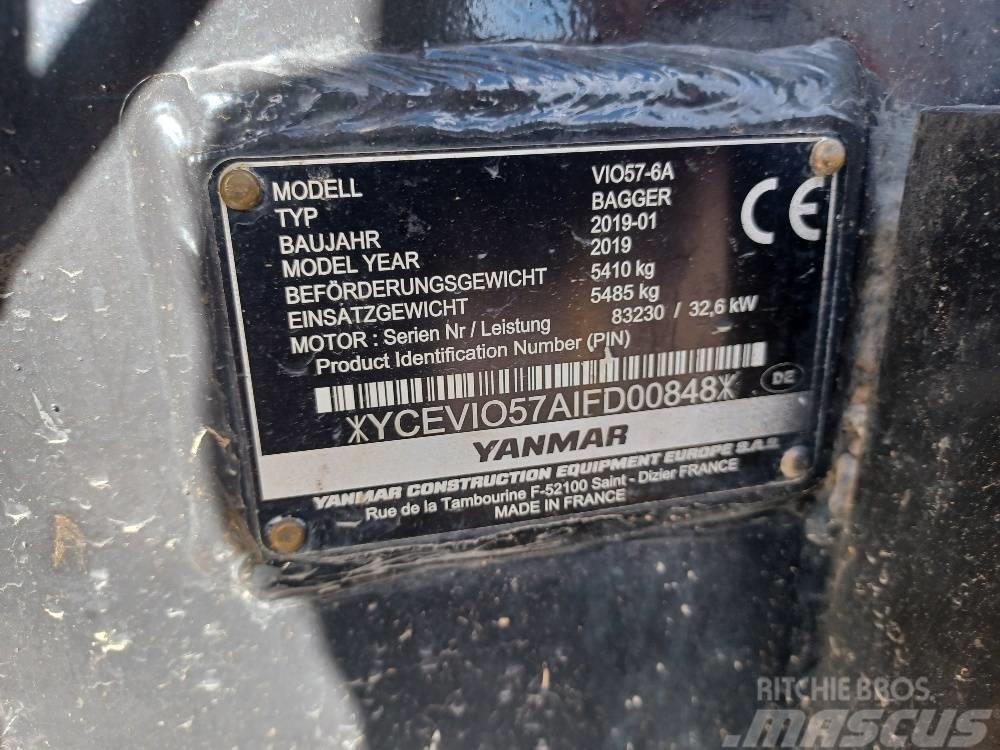 Yanmar VIO57-6A Mini excavators < 7t