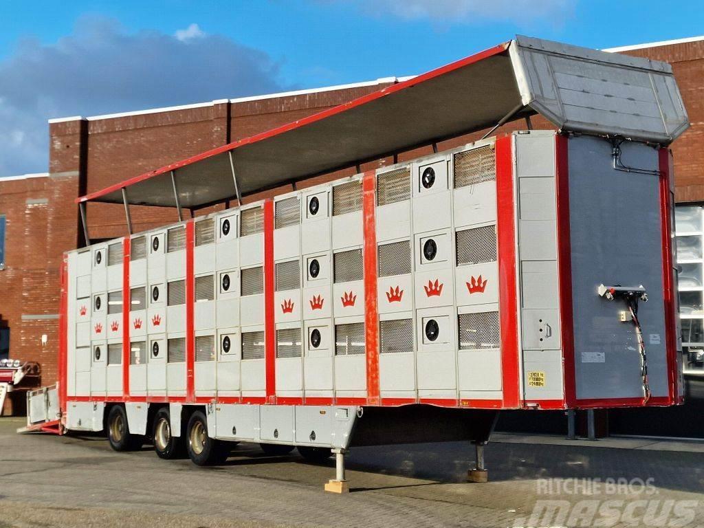  CUPPERS 3 deck livestock trailer - Water & Ventila Animal transport semi-trailers