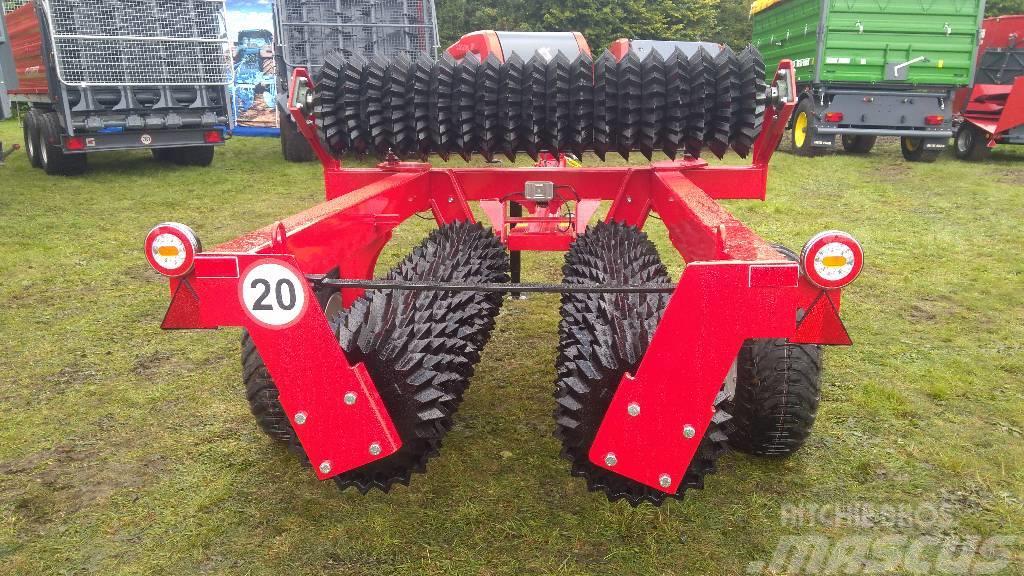 Top-Agro 6m, Heavy Duty Prism Roller - Aggressive 530 mm Farming rollers