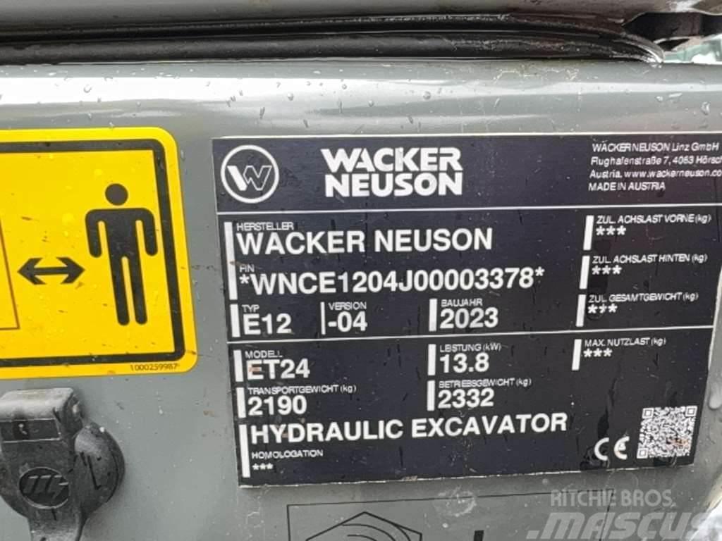 Wacker Neuson ET 24 Mini excavators < 7t