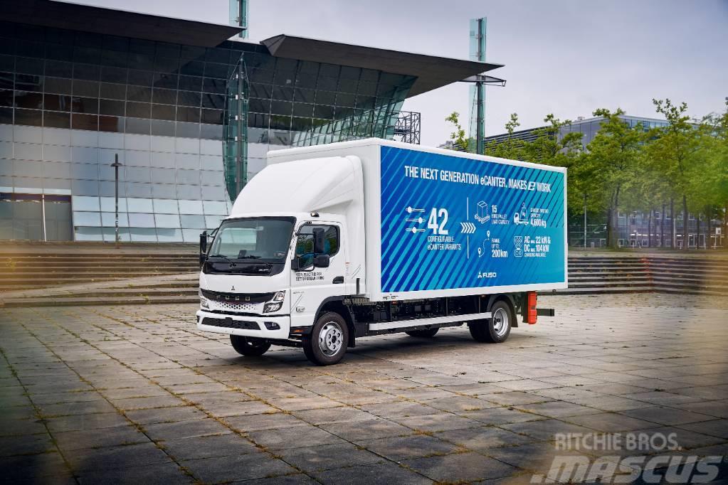 Fuso eCanter ellastbil 8,55 ton transportskåp Van Body Trucks