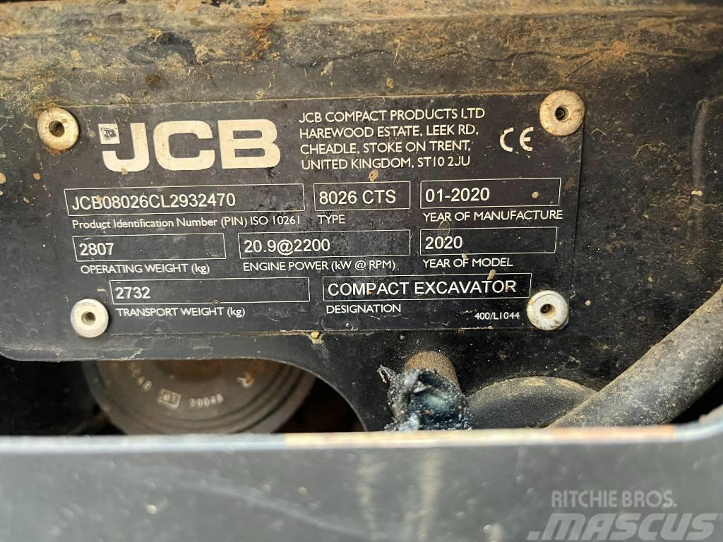 JCB 8026 Mini excavators < 7t