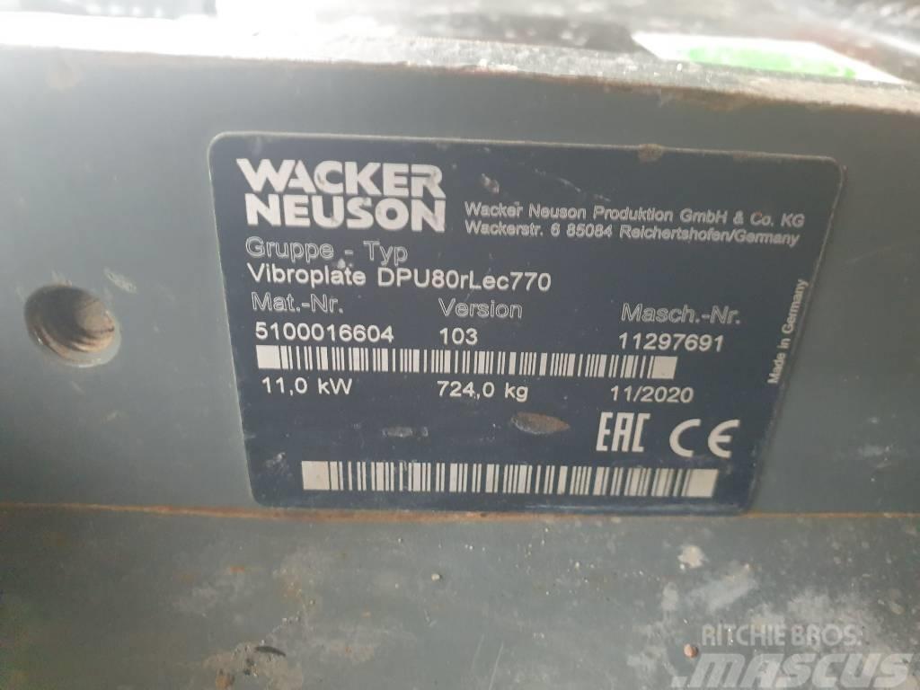 Wacker Neuson DPU80rLec770 Vibrator compactors