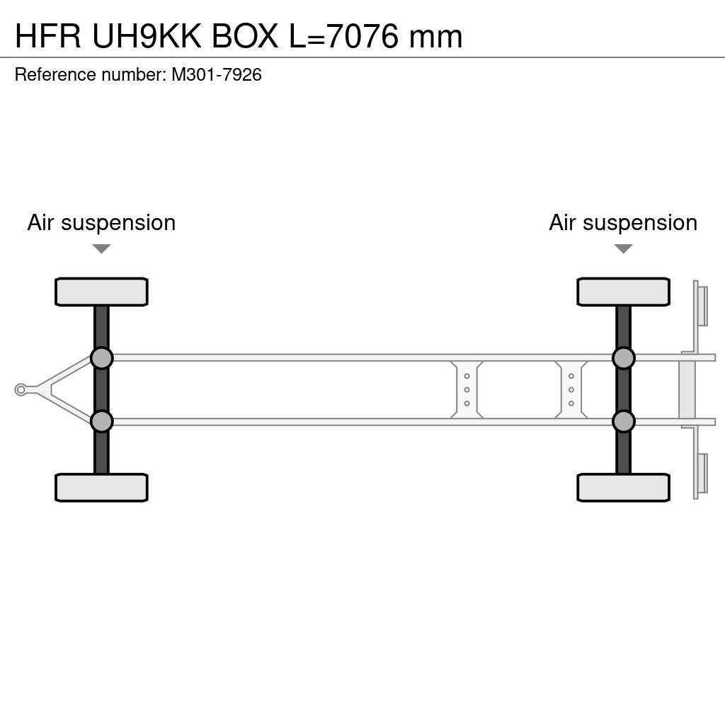 HFR UH9KK BOX L=7076 mm Van Body Trailers