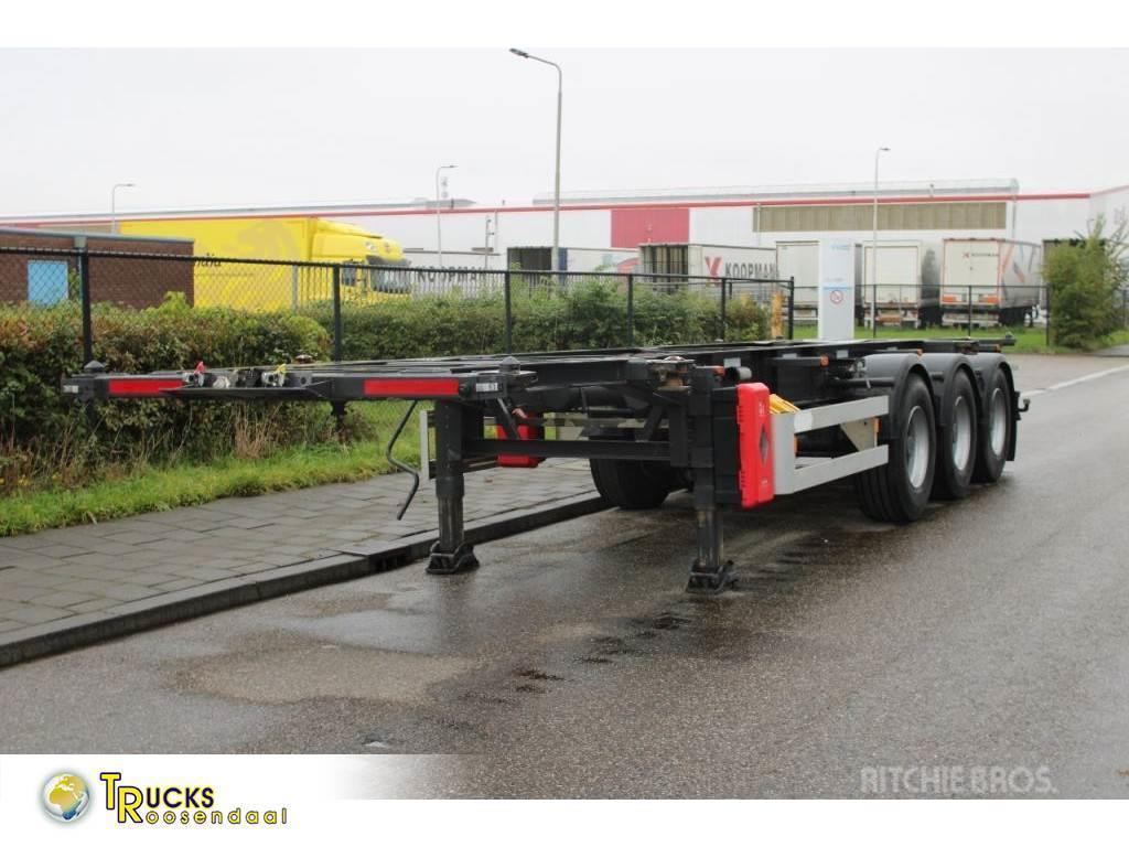 Van Hool 20-30ft tank container + ADR + VERY BEAUTIFUL TRAI Containerframe/Skiploader semi-trailers