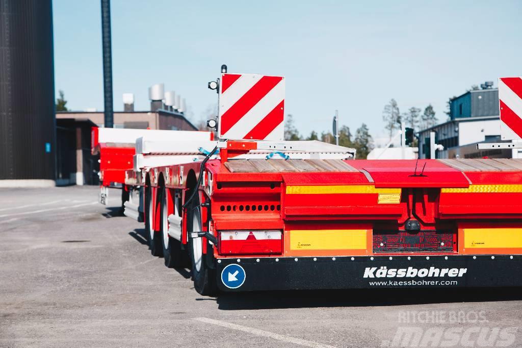Kässbohrer 3-akselinen jatkolavetti Low loader-semi-trailers