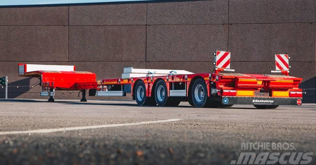 Kässbohrer 3-akselinen jatkolavetti Low loader-semi-trailers