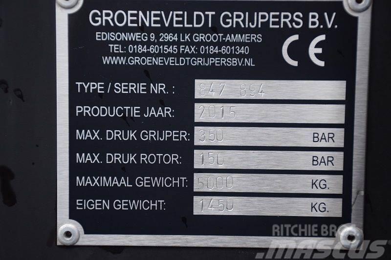  Groeneveldt houtgrijper EVAX 800-30-2-1650:894 Roll clamps