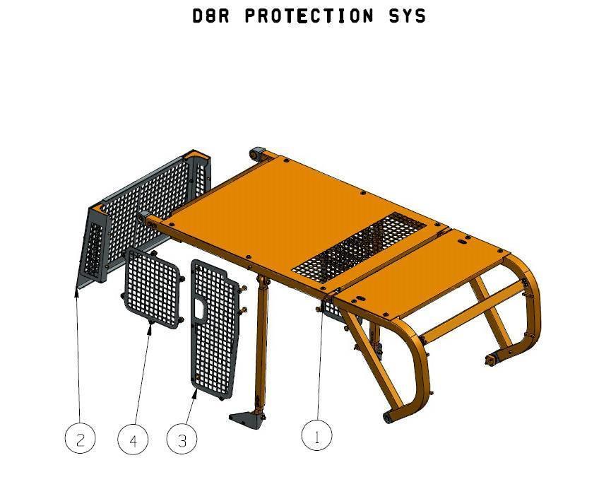 CAT Sweeps and Screens for D8R Other tractor accessories
