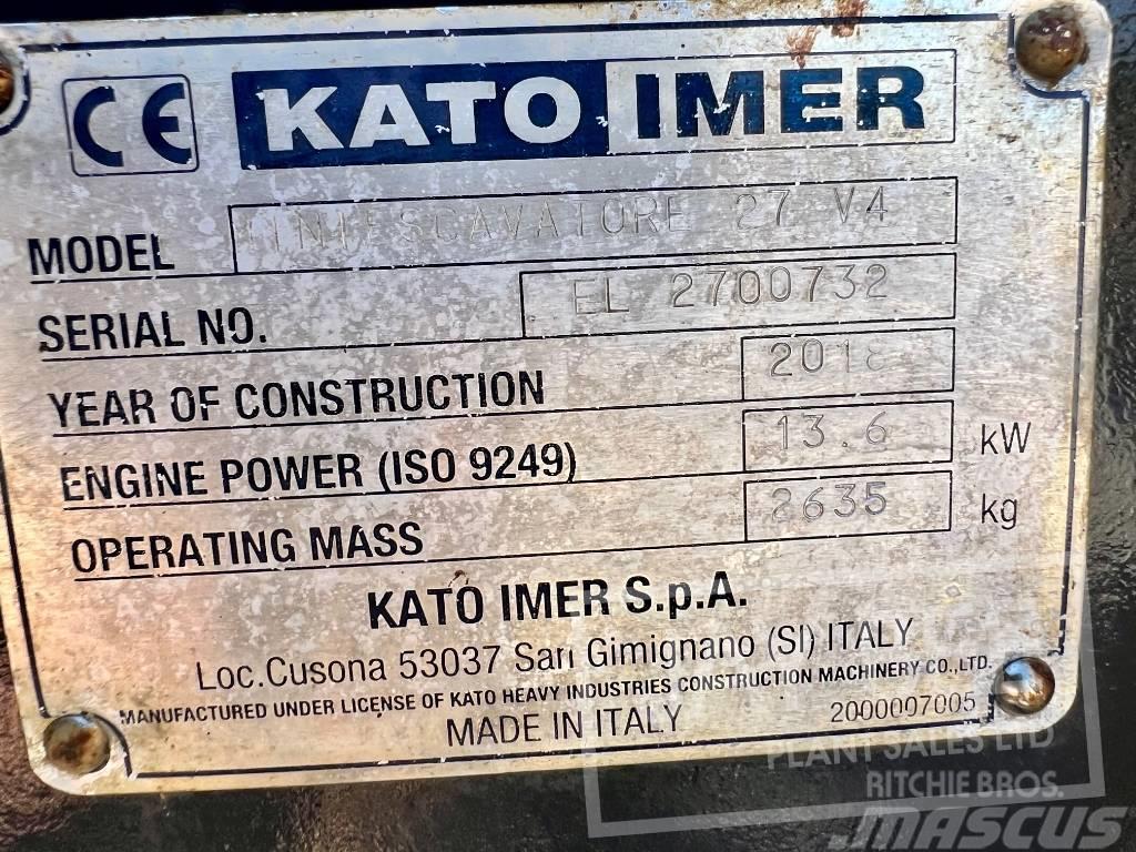 Kato HD27V4 Mini excavators < 7t