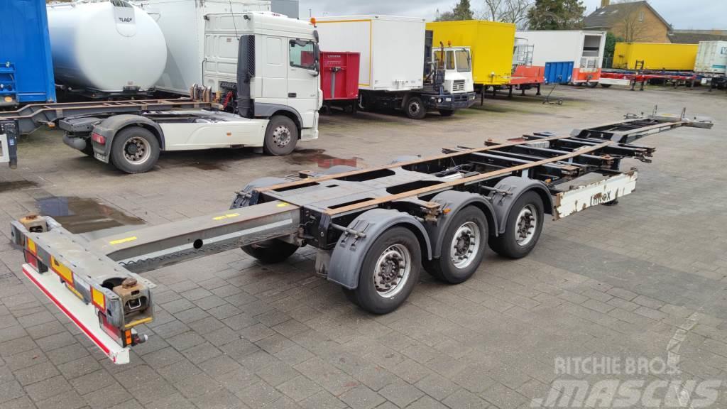 Schmitz Cargobull SCF 24 3-Assen Schmitz - Lift-as - Kop/Kont Schuiv Containerframe/Skiploader semi-trailers