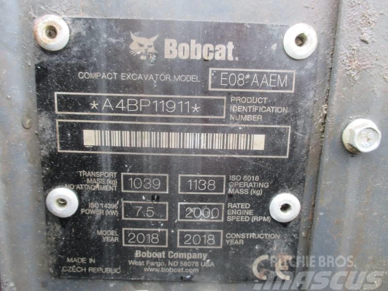 Bobcat E 08 Mini excavators < 7t