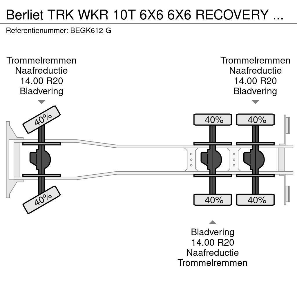 Berliet TRK WKR 10T 6X6 6X6 RECOVERY TRUCK 8589 KM Recovery vehicles