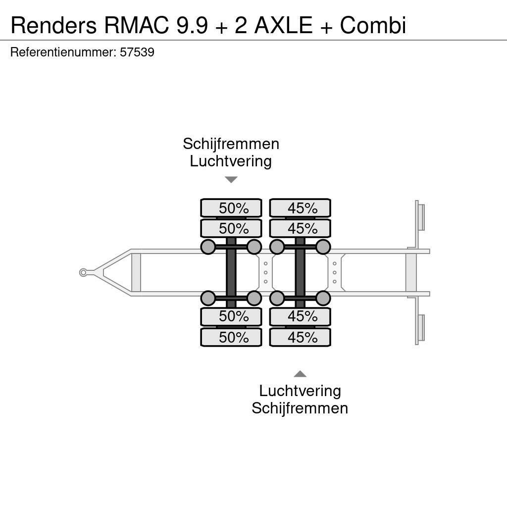 Renders RMAC 9.9 + 2 AXLE + Combi Van Body Trailers