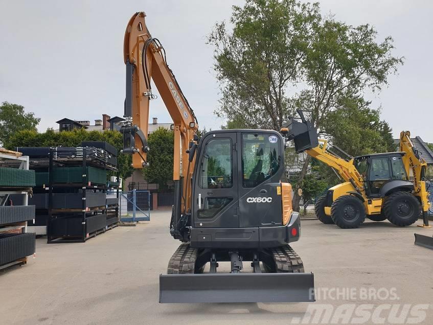 CASE CX 60C (5850 kg)  New 2033 EU MARKET Mini excavators < 7t