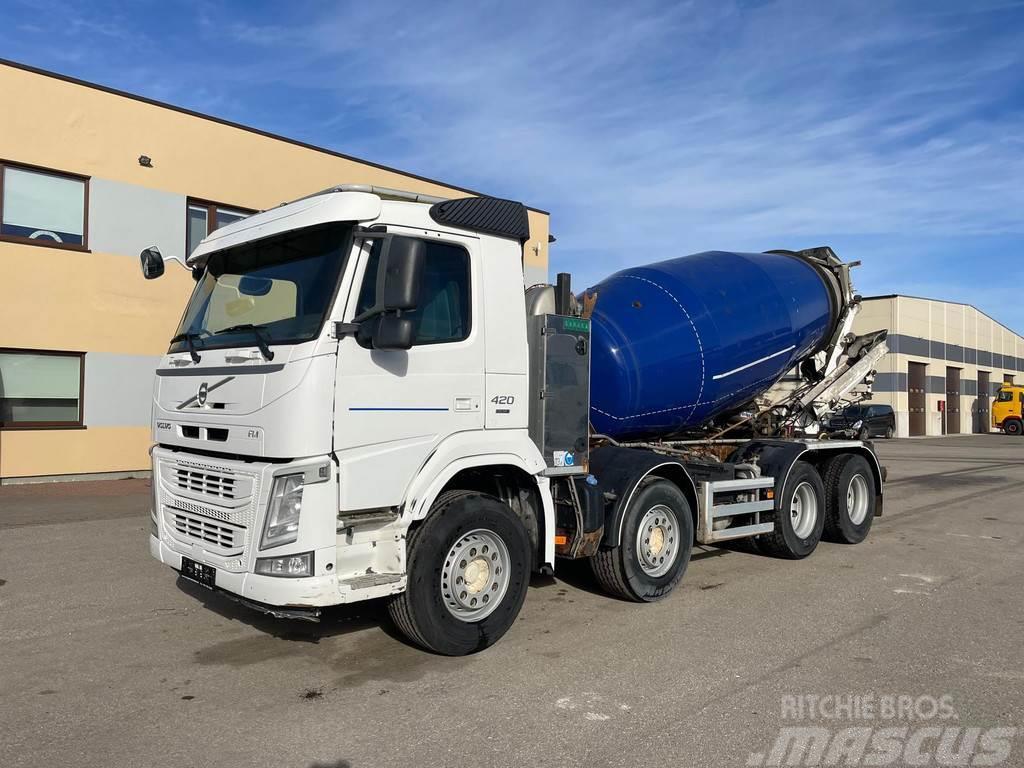 Volvo FM 420 EURO 6 8x4/4 + VEB Concrete trucks