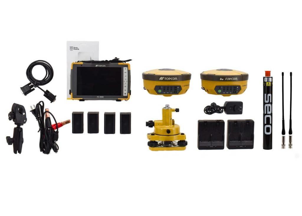 Topcon Dual Hiper V UHF II GPS Kit w/ FC-5000 & Pocket-3D Other components