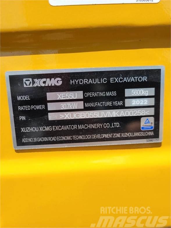 XCMG XE55U Mini excavators < 7t