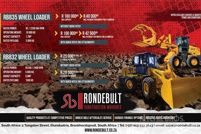  Rondebult RB835Â  WHEEL LOADER Wheel loaders