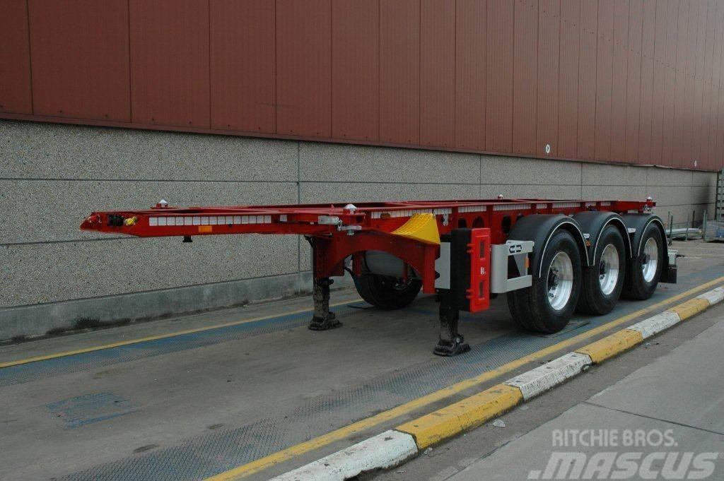 Van Hool 20" Tankchassis 3100 kg Containerframe/Skiploader semi-trailers