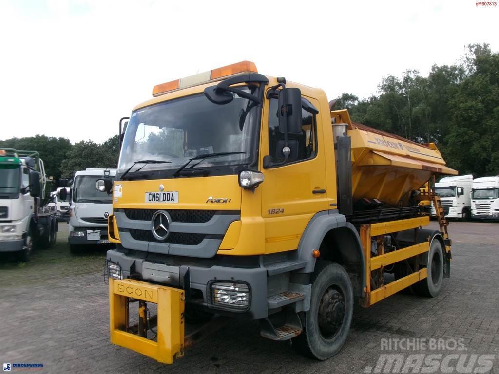 Mercedes-Benz Axor 1824 4x4 RHD salt spreader / gritter Sewage disposal Trucks