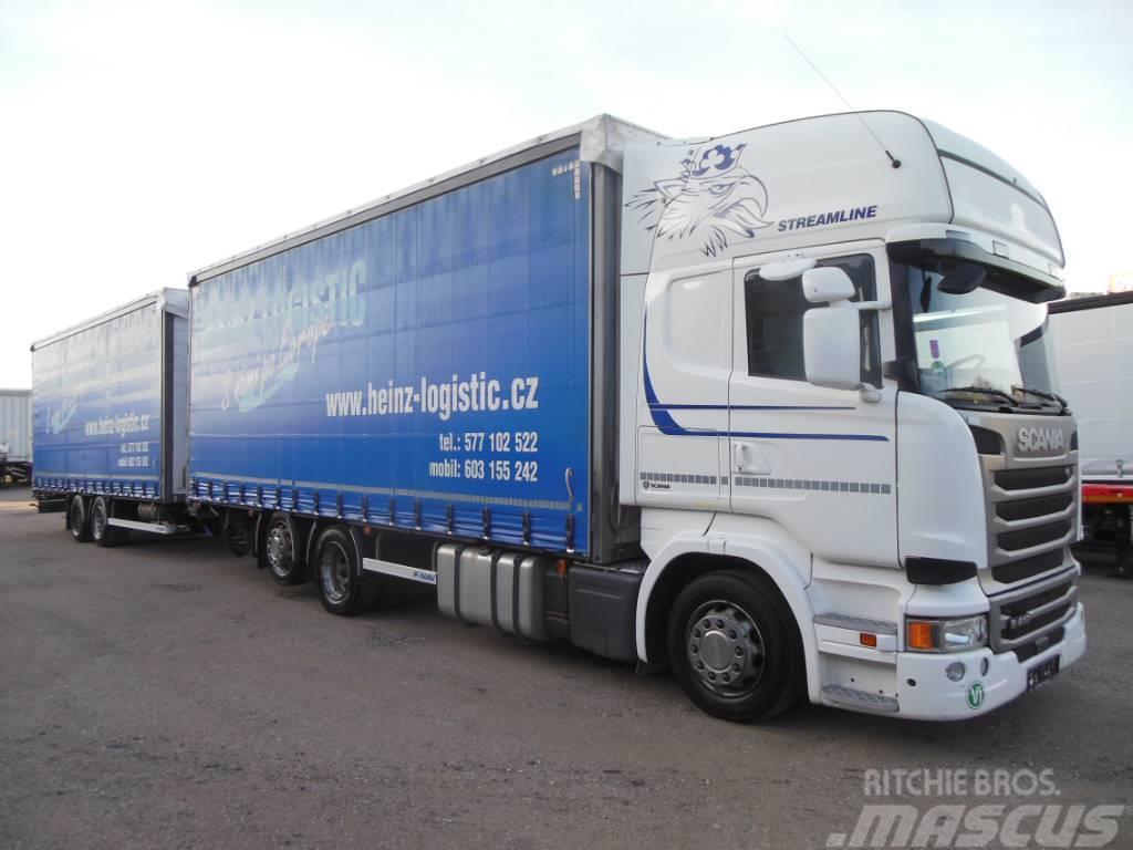 Scania R 410, Souprava 120m3, Retarder Tautliner/curtainside trucks