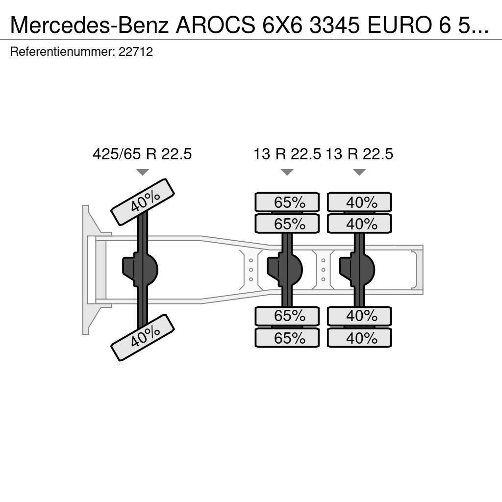 Mercedes-Benz AROCS 6X6 3345 EURO 6 535.400KM Truck Tractor Units