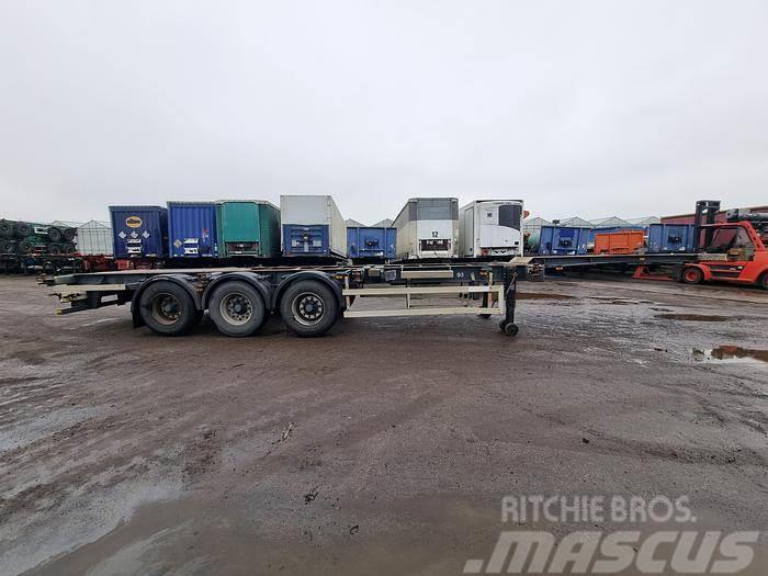 Groenewegen 30CC-14-27| 40ft, 2x 20ft, 30ft, Containerframe/Skiploader semi-trailers