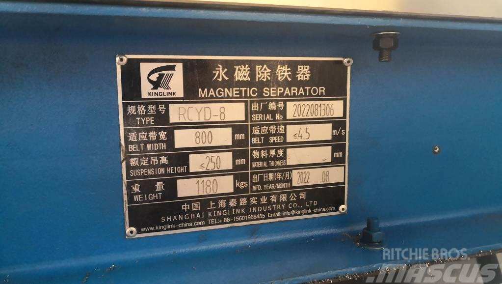 Kinglink RCYD-8 Permanent Magnetic Iron Separator Wasteplants