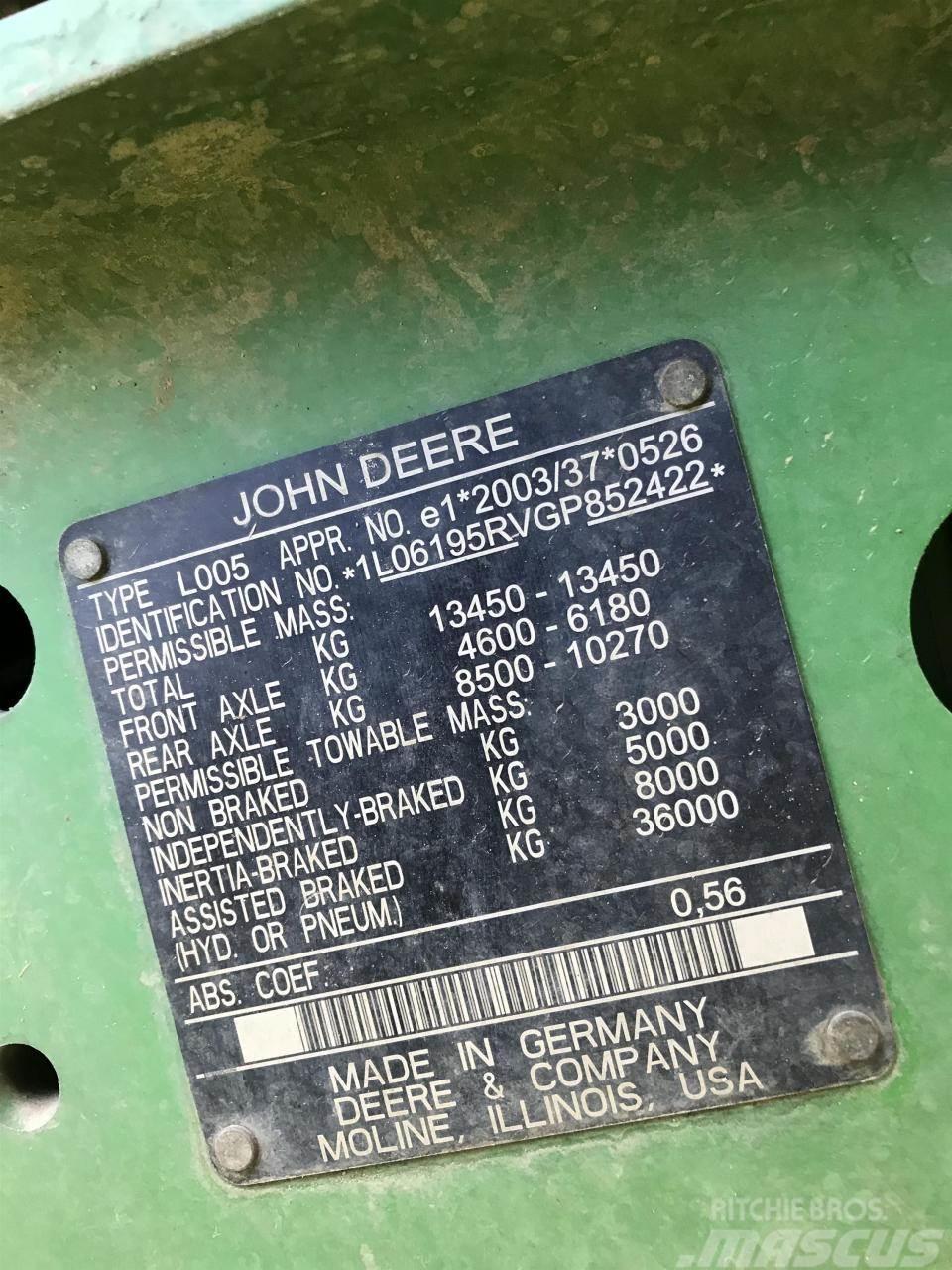 John Deere 6195R Tractors