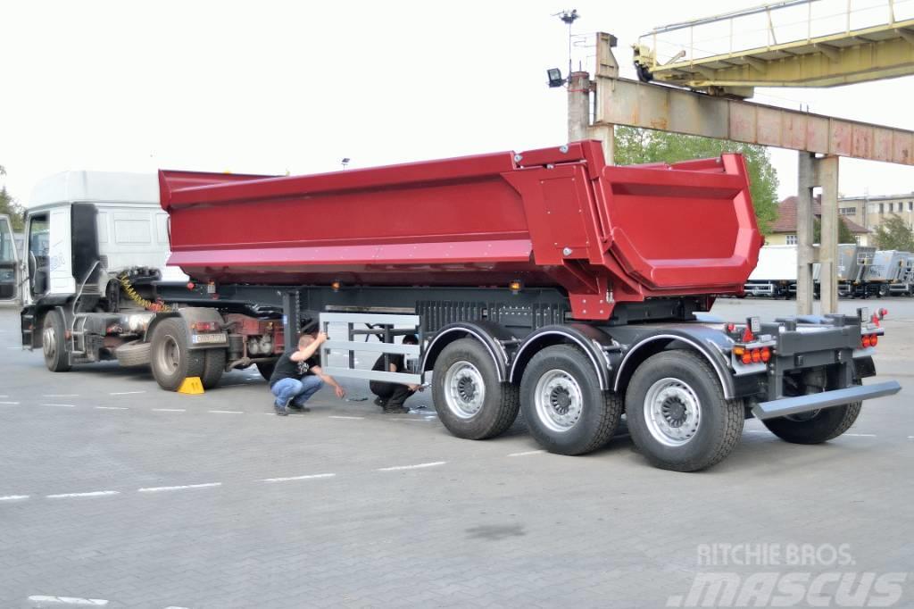 Benalu Mega HArdox tipptrailer med skjutbara axlar Tipper semi-trailers