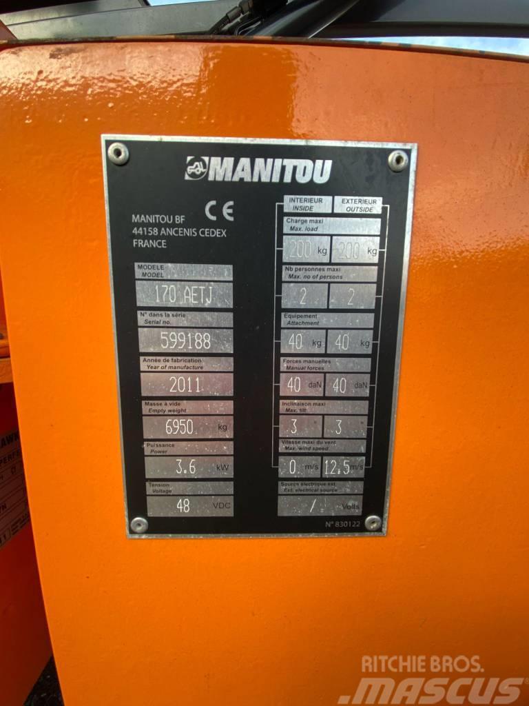 Manitou 170AETJ-L Articulated boom lifts