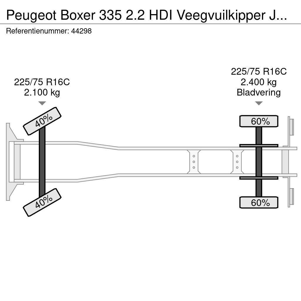 Peugeot Boxer 335 2.2 HDI Veegvuilkipper Just 156.275 km! Flatbed/Dropside trucks