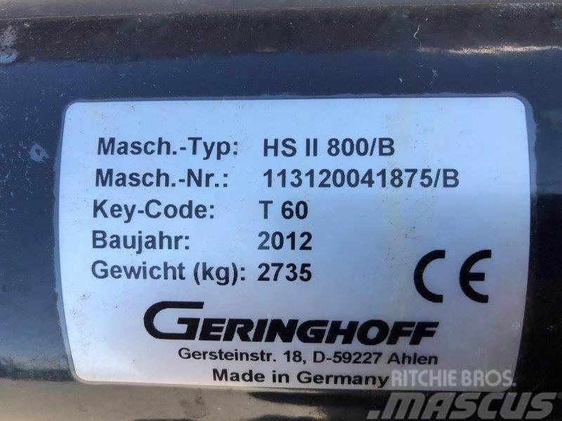 Geringhoff HS II 800 B Combine harvester spares & accessories