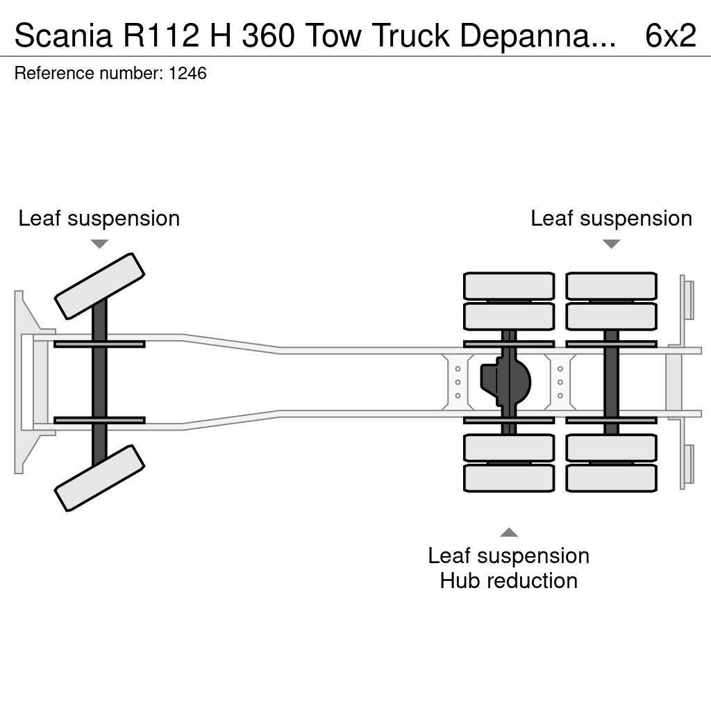 Scania R112 H 360 Tow Truck Depannage Crane Winch Remote Recovery vehicles