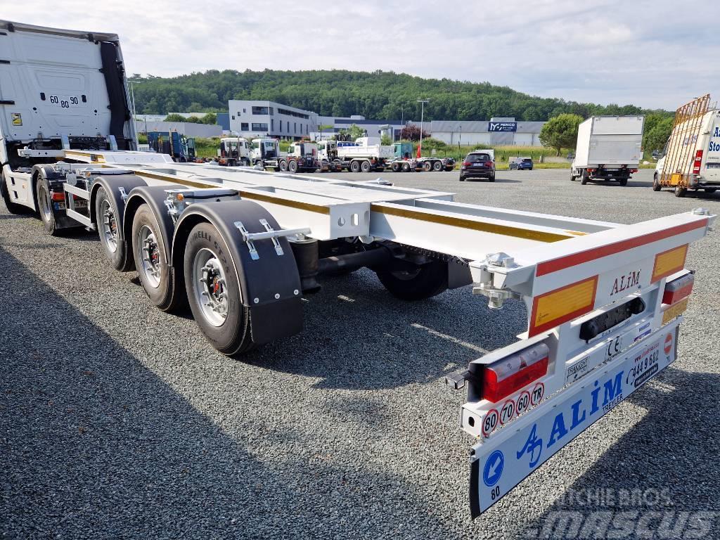 Alim TRAILER PORTE CONTAINER EXTENSIBLE NEUVE Containerframe/Skiploader semi-trailers
