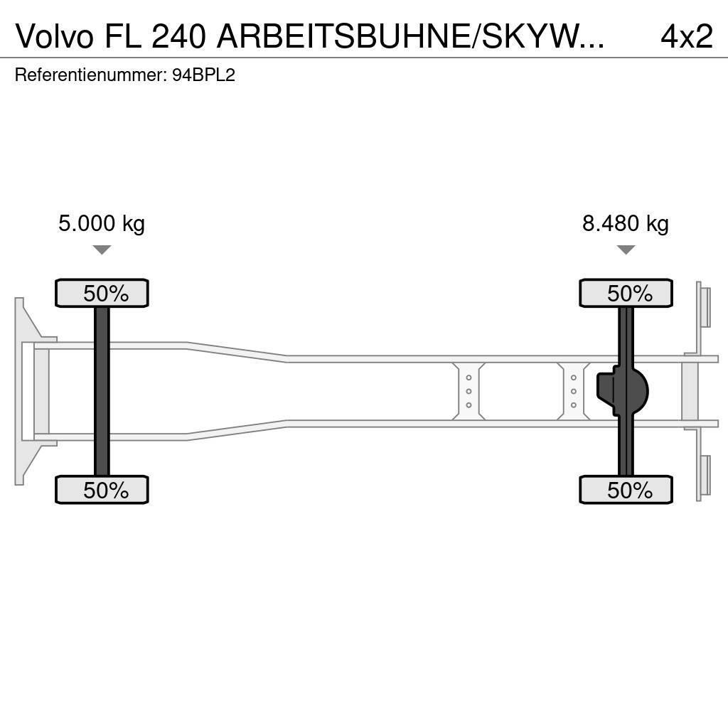 Volvo FL 240 ARBEITSBUHNE/SKYWORKER/17.5m Truck mounted aerial platforms
