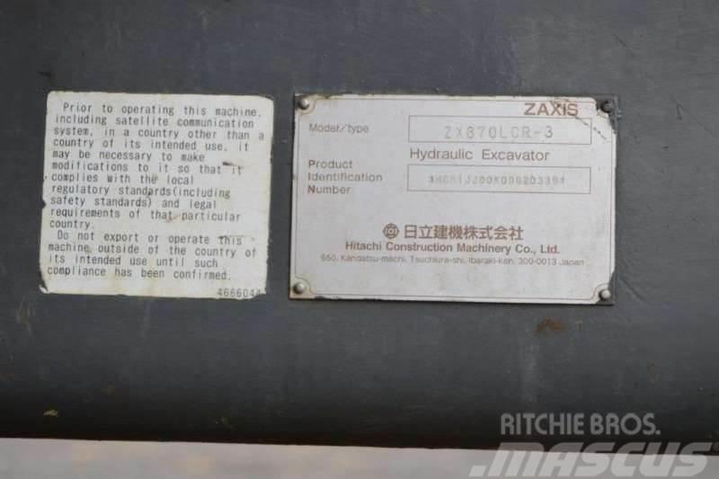 Hitachi ZX870 Mini excavators < 7t
